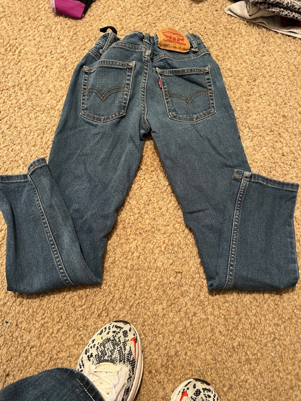 Boys size 8 Levi's Blue Denim Jeans with Back Pocket Detail